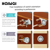 Interrupteur tactile à capteur pour éclairage LED sous armoire, contrôle de porte, gradation progressive 36W DC12V