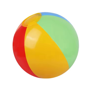 इको फ्रेंडली प्रोमोशनल निर्माता कस्टम रंगीन पीवीसी बीच बॉल बीच बॉल लोगो प्रिंटिंग के साथ इन्फ्लैटेबल लोगो बीच बॉल - Product Image 5