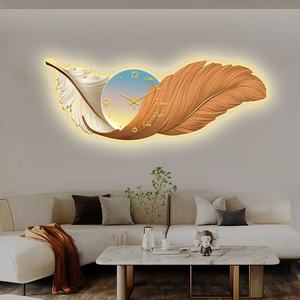 Mural LED Decorativo de Pared con Diseño de Koi, Estilo Crema, Exquisito, Venta al Por Mayor, Personalizable, Decoración para el Hogar - Product Image 3