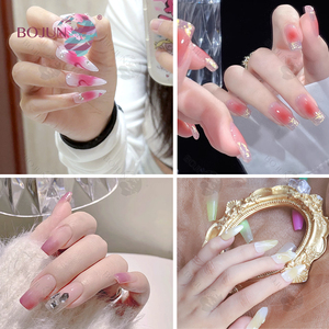 Paleta de Polvo para <span class=keywords><strong>Uñas</strong></span> Cuadrada Holográfica de 12 Colores en Tonos <span class=keywords><strong>Nude</strong></span>, Rosa y Neón <span class=keywords><strong>con</strong></span> Efecto Espejo y Pigmento Brillante para <span class=keywords><strong>Uñas</strong></span> Acrílicas - Product Image 3