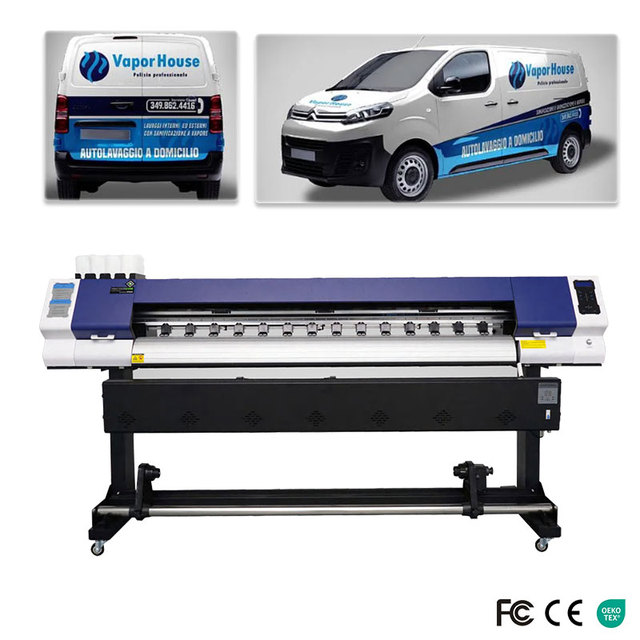 Factory Price 1.85M Eco Solvent Printer 1440dpi High Speed Large Format Printer for Sign