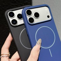 Casing Handphone TPU Magnetik Berlapis Embun Desain Baru untuk iPhone 17 16 15 14 Pro Max Pelindung