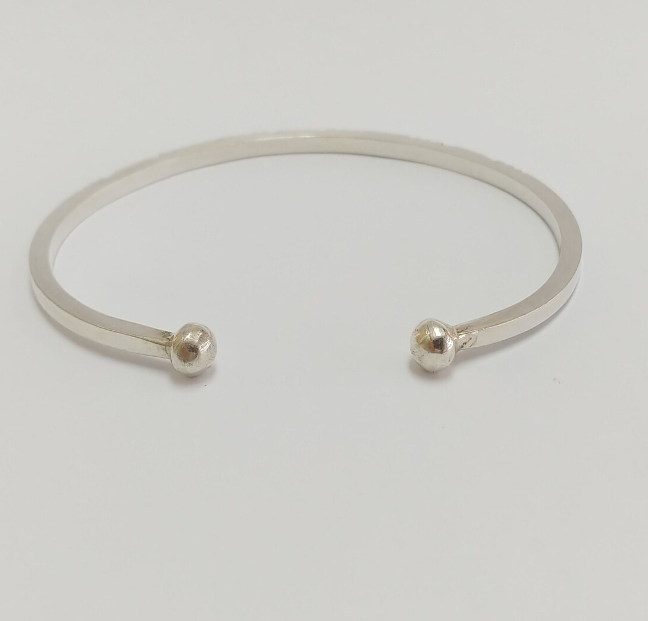 Handmade Moroccan Silver Tuareg Cuff Bangle - Bohemian Gift