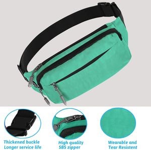 Sac banane imperméable pour sports de plein air en gros, logo personnalisé, sac banane design pour hommes et femmes, sac banane personnalisé - Product Image 2