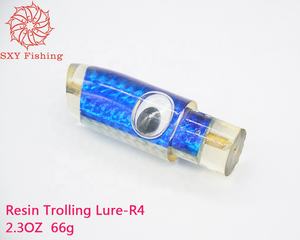 SXY <span class=keywords><strong>de</strong></span> pesca resina Trolling atrae gran juego señuelos <span class=keywords><strong>de</strong></span> plástico Trolling atraer ojos grandes resina cabeza cebo R4 - Product Image 1