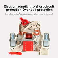 Disjoncteurs électriques miniatures DZ47-63Z 16A 500V 2P matériau en cuivre MCB Mini protecteurs de surtension de type Air
