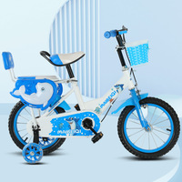 Vélos pour enfants élèves du primaire et du secondaire poussette 2-12 ans avec roues auxiliaires vélo 12-14-16-18 pouces