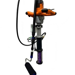 Potente pulverizador de textura sin aire de 2 mm para bricolaje, máquina pulverizadora de masilla, yeso, pintura y mortero con rodillo - Product Image 5