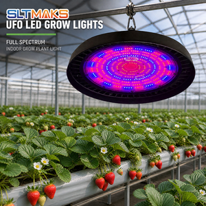 ไฟปลูกพืชแบบยูเอฟโอ LED 50W 200W 250W สำหรับระบบไฮโดรโปนิกส์, ไฟปลูกพืชแบบ LED สเปกตรัมเต็มรูปแบบสำหรับปลูกในร่มในโรงเรือน, โรงงานรับผลิตแบบ OEM ODM - Product Image 1