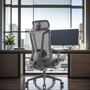 Silla Ejecutiva <span class=keywords><strong>de</strong></span> Oficina <span class=keywords><strong>de</strong></span> Lujo, Transpirable, con Malla Especial, Tejido <span class=keywords><strong>de</strong></span> Doble Capa, Respaldo Contorneado, Ajuste Completo, Reposacabezas Suave - Product Image 4