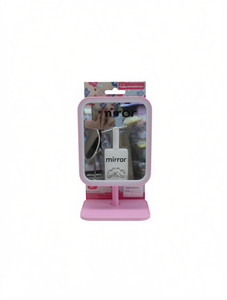 Specchio da Tavolo Rettangolare con Cornice in Plastica, Monofacciale, Strumento di Bellezza per il Trucco - Product Image 1