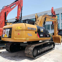 Excavatrice sur chenilles hydraulique Caterpillar Cat320D2 d'occasion de haute qualité, 20 tonnes, excavatrice d'occasion Cat 320 à vendre