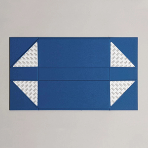 Custom Luxury Paper Foldable <b>Magnetic</b> <b>Box</b> For Jewelry <b>Box</b> Packaging Elegant <b>Magnetic</b> <b>Gift</b> <b>Box</b> With Ribbon - Product Image 2