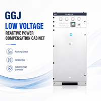 Armoire de condensateurs automatiques personnalisée GGJ OEM pour compensation de puissance réactive basse tension pour système d'économie d'énergie industrielle