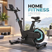 K-FIT GSP0340 Vélo de spinning stable avec support tablette en PU couleur personnalisable pour l'exercice physique aérobie quotidien en famille