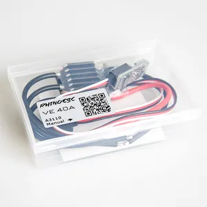 RhinoESC AM32 ESC 40A BEC 5.2 ~ 8.2V avec carte de programmation pour Mini Crawler