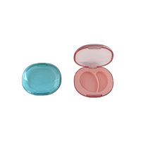 Nouveau produit personnalisé, fard à paupières bicolore hydratant et illuminateur, 6g, boîte en plastique ABS, impression sérigraphique