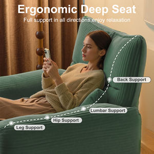 Divano Letto Comprimibile a Prezzo di Fabbrica, Divano Modulare con Schiuma Memory per Soggiorno - Product Image 6