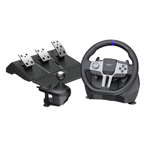 Volant de course filaire V9 Gen 2900 degrés pour jeux de simulation de conduite sur <span class=keywords><strong>PC</strong></span> et console - Product Image 1