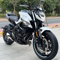 Moto de rue CFMOTO1 NK400 400cc à essence, bicylindre, refroidie par eau, Naked, vitesse maximale >80km/h, idéale pour les trajets quotidiens