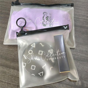 Sac à fermeture éclair en PVC personnalisé pour emballage de bijoux avec logo imprimé, pochette à fermeture éclair transparente, sac à maquillage à fermeture éclair, sac en plastique à fermeture éclair en gros - Product Image 5