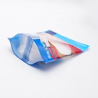 Sacs en plastique transparents imprimés sur mesure de haute qualité avec fermeture éclair facile à déchirer, sacs en Mylar pour l'emballage de la poudre de noix de coco