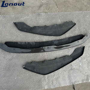 Lèvre de pare-chocs avant en fibre de carbone de style <span class=keywords><strong>SVR</strong></span> haute performance en trois parties pour kit de carrosserie de rétrofit Jaguar F-type - Product Image 4