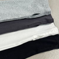 T-shirt à manches longues en coton et élasthanne 260 GSM avec logo personnalisé, vente en gros, fabricant de vêtements de sport avec trous pour les pouces, hauts performants antimicrobiens 5A