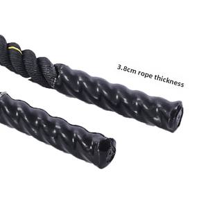 Cuerdas de batalla resistentes para gimnasio en casa 120kg Resistencia HIIT de cuerpo completo, <span class=keywords><strong>CrossFit</strong></span> y entrenamiento funcional Tug of War y Core Building - Product Image 5