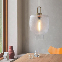 JYLIGHTING Luminaire nordique simple suspension en verre de luxe design restaurant bar décoré lustre moderne