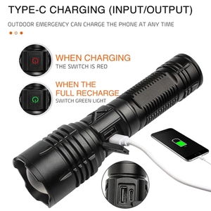 <span class=keywords><strong>Mini</strong></span> dài phạm vi ngân hàng điện trắng Laser Telescopic Zoom không thấm nước có thể sạc lại USB LED Tactical Torch ánh sáng đèn Lồng đèn pin - Product Image 5