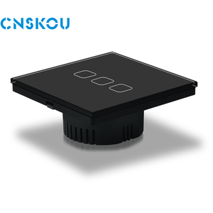 Nuevo Diseño UE/Reino Unido, Interruptor de Pared Inteligente de <span class=keywords><strong>3</strong></span> Botones y 10A, Control Remoto por Aplicación, Panel Táctil de Vidrio Templado, Wi-Fi Inalámbrico - Product Image 4
