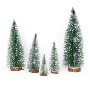 Decoraciones Navideñas, Mini Árbol de Abeto Artificial, Agujas de Pino, Adorno de Escritorio Interior, Nieve Artificial, Pequeña Decoración para Mesa de Hogar u Oficina - Product Image 5