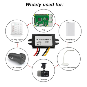 Konverter DC-DC Tahan Air 12V <span class=keywords><strong>24V</strong></span> ke 5V <span class=keywords><strong>3A</strong></span> 15W QC 3.0 USB Tipe C Output Adaptor Step Down Modul Pengisi Daya - Product Image 6