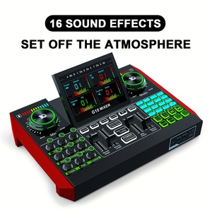 Juego de tarjeta de sonido en vivo K Song para micrófono de condensador, Kit de reducción de ruido, ajuste del sonido, tarjeta de sonido de computadora móvil - Product Image 2