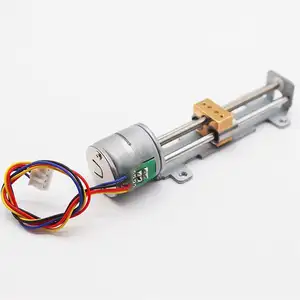 Elektrik 20mm lineer kılavuz rayı hareket slayt aktüatör modülü 58mm step motor 12V biyokimyasal analiz için