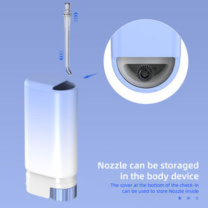 Flosser de agua con batería fuerte, <span class=keywords><strong>irrigador</strong></span> oral de hilo <span class=keywords><strong>recomendado</strong></span> por dentista potente de 200ml para uso <span class=keywords><strong>dental</strong></span> oral - Product Image 5