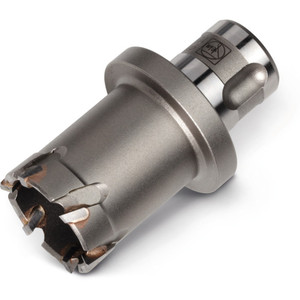 Sierra perforadora Fein de 38 mm con punta de carburo para cortar tubos, vástago de acero de alta velocidad de 22 mm - Product Image 1