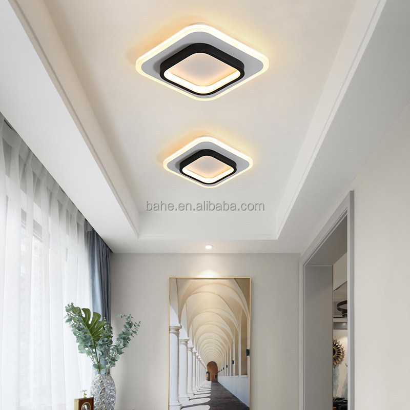 Guaranteed Quality Unique Professional Manufacture Cheap Modern Circular Ceiling Lamp Light IP44 LED Bedroom Iron Acrylic