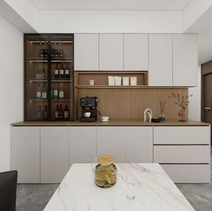 Salon salle à manger côté armoire à <span class=keywords><strong>vin</strong></span> avec service à thé <span class=keywords><strong>casier</strong></span> élégant <span class=keywords><strong>casier</strong></span> à <span class=keywords><strong>vin</strong></span> pour le stockage de la vaisselle buffet en <span class=keywords><strong>bois</strong></span> armoire - Product Image 1