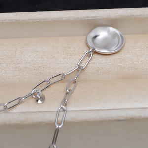 Conjunto de Cadena Cruzada de Plata S925, Collar Grueso 4806 con Colgante de Joyería Barroca para Hombre y Mujer - Product Image 4