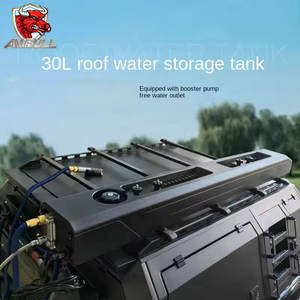 Réservoir d'eau de toit de voiture portable en plastique personnalisé Ambull Factory 30L Douche de camping Douche solaire économique en PVC Douche routière - Product Image 3