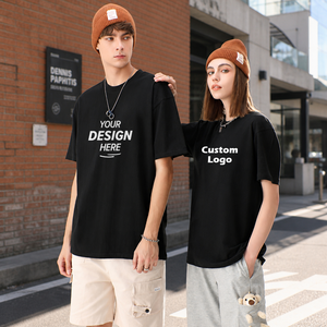 MAKITAPE T-Shirt Oversize Personalizzata con LOGO, 100% Cotone 230GSM, Stile Streetwear, Etichetta Privata OEM - Product Image 3