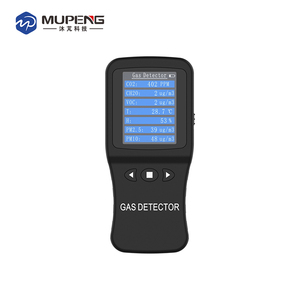Hộ gia đình Gas Detector nhiệt độ và độ ẩm + CO2 + TVOC + formaldehyde + PM2.5 + PM10 + Oxy - Product Image 1