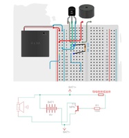 Kit de détection de niveau d'eau B2B avec buzzer piézo actif et sonde de conductivité, sans soudure, pour platine d'expérimentation, Lot de 18 modules