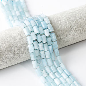 Cuentas <span class=keywords><strong>de</strong></span> tubo <span class=keywords><strong>de</strong></span> morganita para fabricación <span class=keywords><strong>de</strong></span> collares, joyería <span class=keywords><strong>de</strong></span> piedras preciosas <span class=keywords><strong>de</strong></span> 7x11mm - Product Image 5