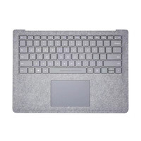Coque supérieure avec support de clavier et pavé tactile pour Microsoft Surface Laptop Book Pro 9 8 7 6 5 4 3 Noir Rouge Bleu Argent