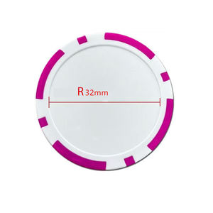 Jetons de poker en plastique écologiques personnalisés en gros, multi-tailles 40 mm, haute qualité, valeurs personnalisées pour les casinos et salles de poker - Product Image 4