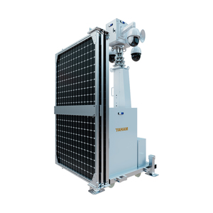 Portable Solar Powered Camera Trailer With 9m Telescopic Mast AI Detection Outdoor Construction Surveillance - Product Image 6