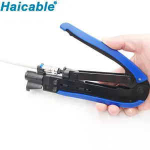 HT-H548B RG59 RG6 RG11 Crimper सरौता के लिए एफ प्रकार संपीड़न Crimping उपकरण